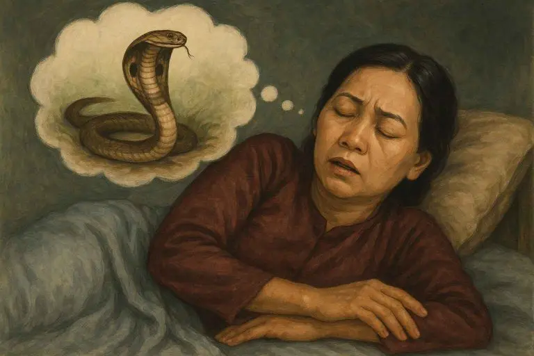 mơ thấy rắn hổ mang đánh con gì